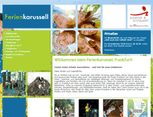 Tablet Screenshot of ferienkarussell-frankfurt.de